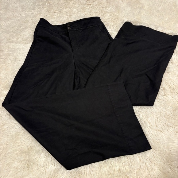 J.Crew Black Wide-leg Cropped Crepe Pants Woman’s Size 6 - Picture 6 of 13